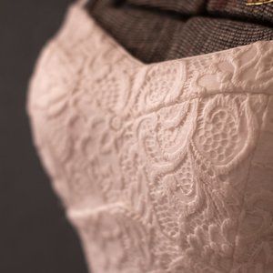 As U Wish Dress With knit Lace Top